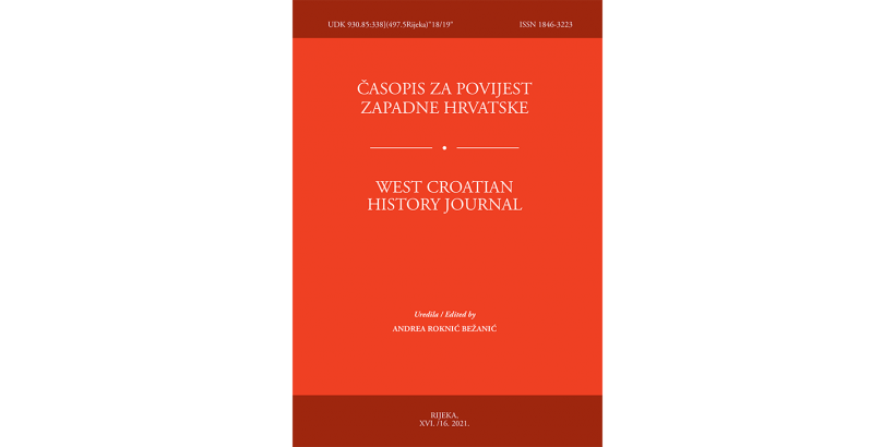 Časopis za povijest Zapadne Hrvatske XVI./16. 2021.</br>Doc.dr.sc. Andrea Roknić Bežanić